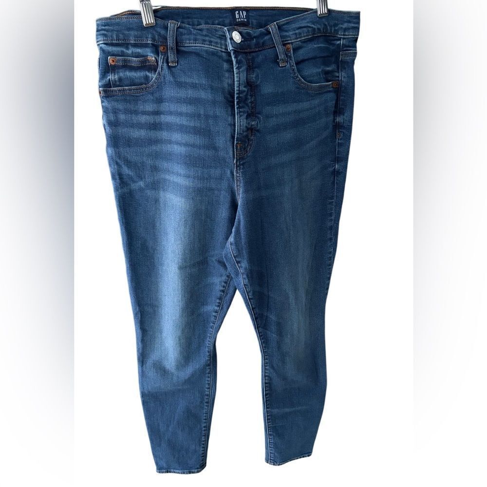 GAP Denim True Skinny High Rise Jeans size 16/33R